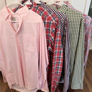 J. Crew Pink Casual Button-Down Shirt